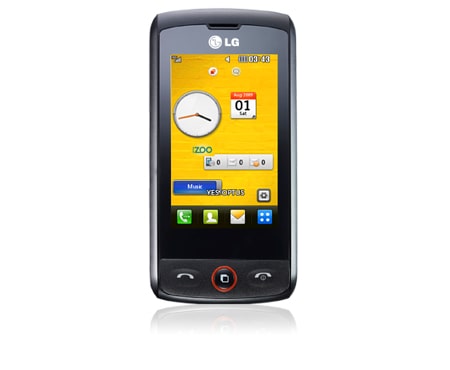 LG 2.8” full touch screen with slide out QWERTY keypad, GW525
