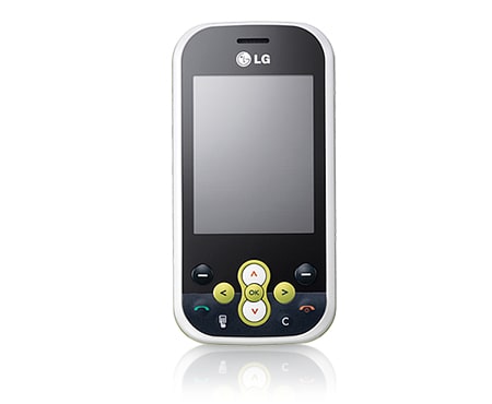 LG Mobile Phone with QWERTY keyboard,2MP Camera,FM Radio & MP3 Player, KS360 White