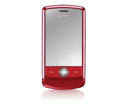 LG Lightning Fast 7.2Mbps with Telstra Next G™,Stainless Steel Body & Mirror Display, TU720 Red