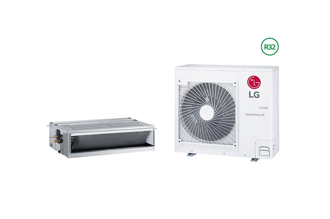 LG Ducted System - Slim Ducted 6.8kW (Cooling) | UMN70M1_ UU70WR2, Front view, UMN70M1-UU70WR2