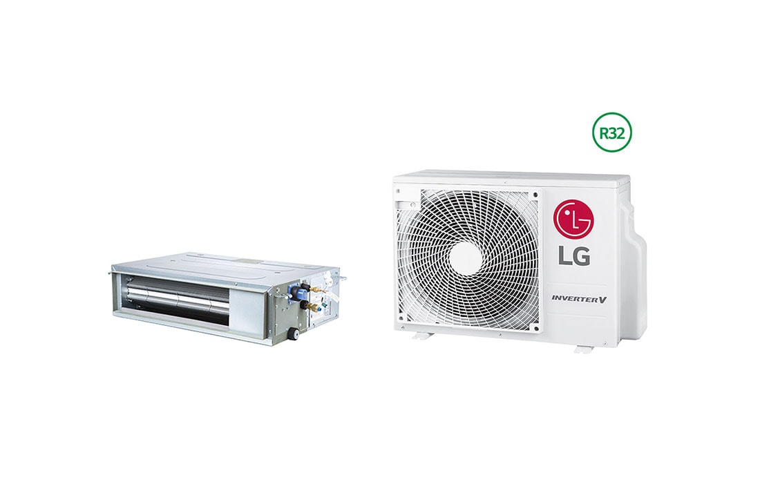 LG Ducted System - Bulk Head Ducted 3.4kW (Cooling) | UBN35L5_ UU35WR2, Front view, UBN35L5-UU35WR2