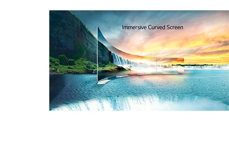Immersive Curved Screen