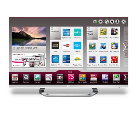 LG 55'' (139cm) Full HD 3D LED LCD TV, 55LM6700