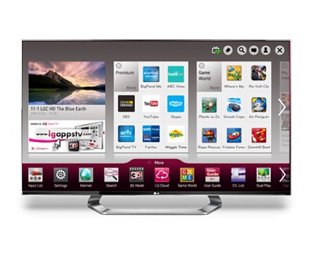 LG 55'' (139cm) Full HD 3D LED LCD TV, 55LM9600