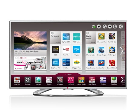 LG 60'' (151cm) Full HD Smart 3D LED LCD TV, 60LA6230