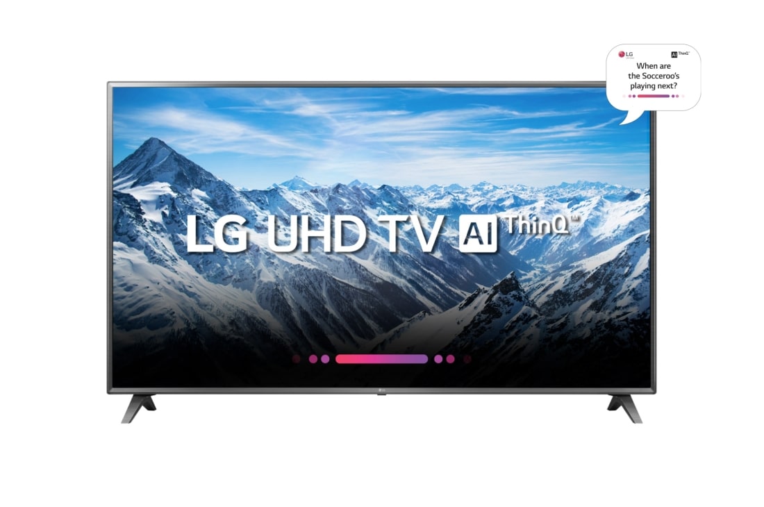 LG Smart 4K UHD TV 75 inch, 75UK6500PTB