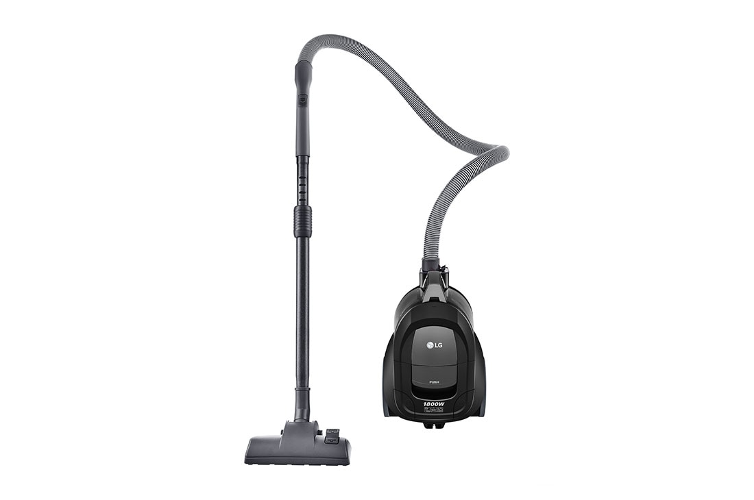 LG Bagless Vacuum - Sparkle Silver, front view, C1-GB