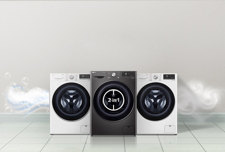 LG WVC5-1409W Washer and Dryer In One