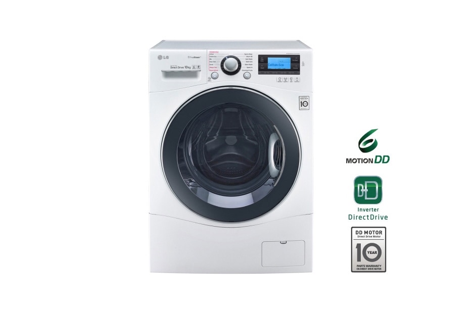 LG 10kg Front Loader Washing Machine with TrueSteam®, WD1410SBW