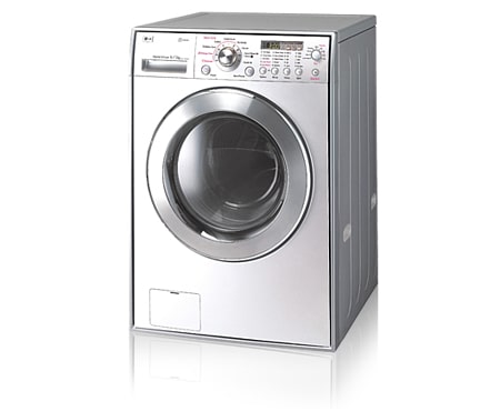LG White 9/5kg Steam Washer & Dryer with 10 Year Direct Drive Motor Warranty (WELS 4.5 Star, 77 Litres per wash), WD12490FD