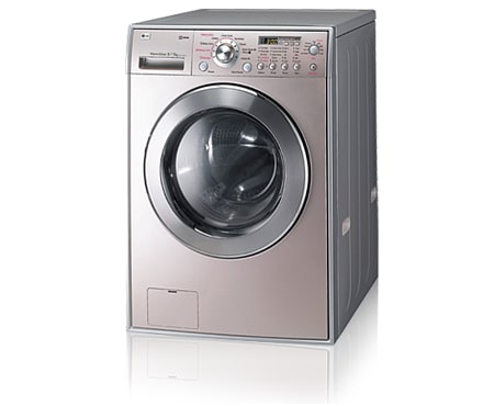 LG Champagne Pink 9/5kg Steam Washer & Dryer with 10 Year Direct Drive Motor Warranty (WELS 4.5 Star, 77 Litres per wash), WD12495FD