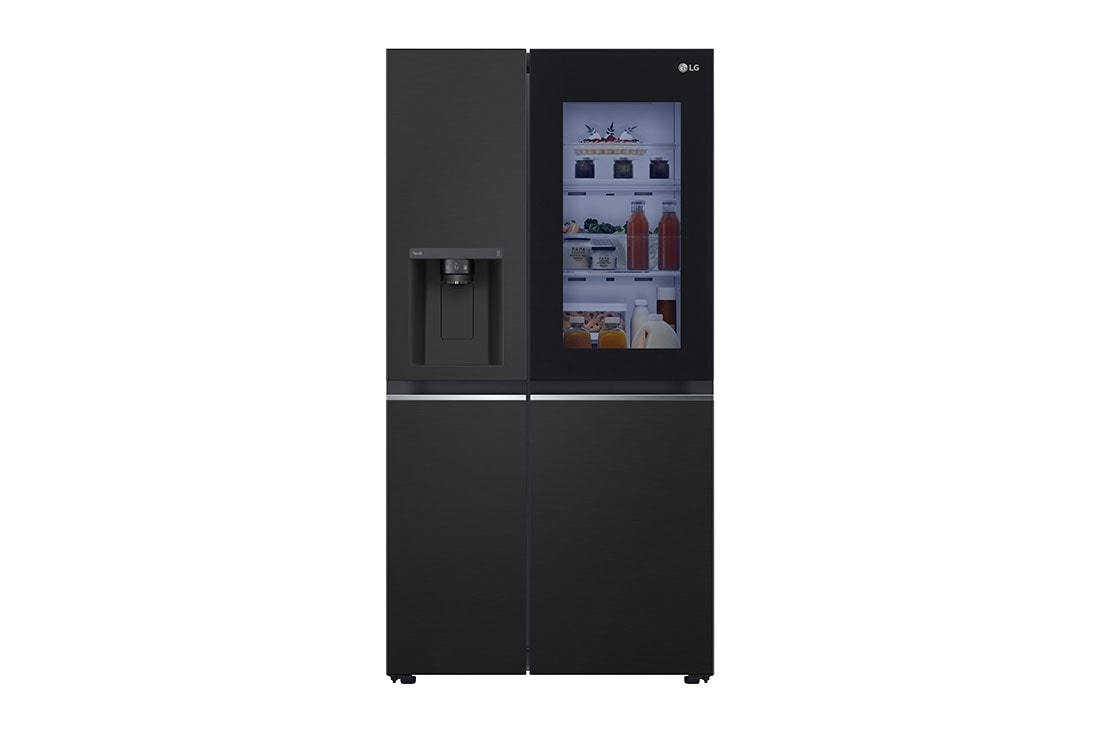 LG Réfrigérateur américain GSGV80EPLL | <br>635 L | DoorCooling⁺ᵀᴹ, vue de face de la lumière sur les aliments, GSGV80EPLL