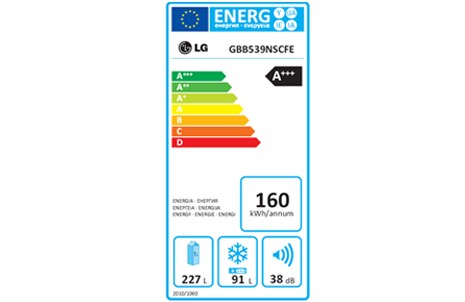ETIQUETTE ENERGIE GBB539NSCFE