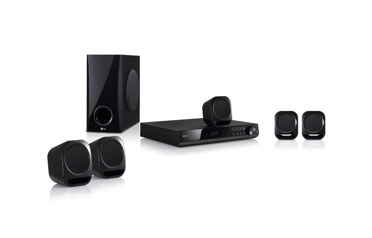 LG 5.1Ch 3D Blu-ray Home Theater System | Vertical stylish & Floating design | 330W, BH4120S