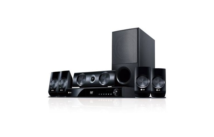 LG Système DVD Home Theater avec 1080p Full HD UP-scaling, iPhone/iPod Playback, USB Direct Recording & Play et LG Sound Gallery, HT906SC
