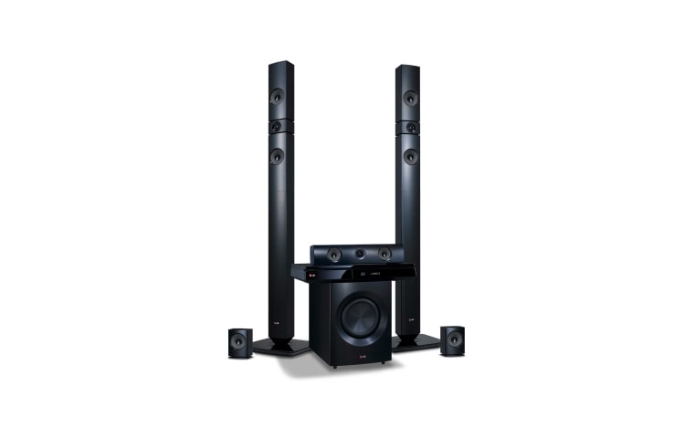 LG 5.1ch Smart 3D Blu-Ray Home Cinema System | 1200W | LG Smart | WIFI Integre, HX563