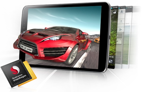 PROCESSEUR 4 CÅURS SNAPDRAGON™ 600 CADENCÃ Ã 1,7 GHZ