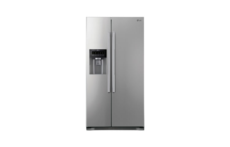 LG Réfrigérateur Side by side avec Linear Compressor, No Frost, distributeur d'eau, de glace et Bioshield, GS3159PVFV