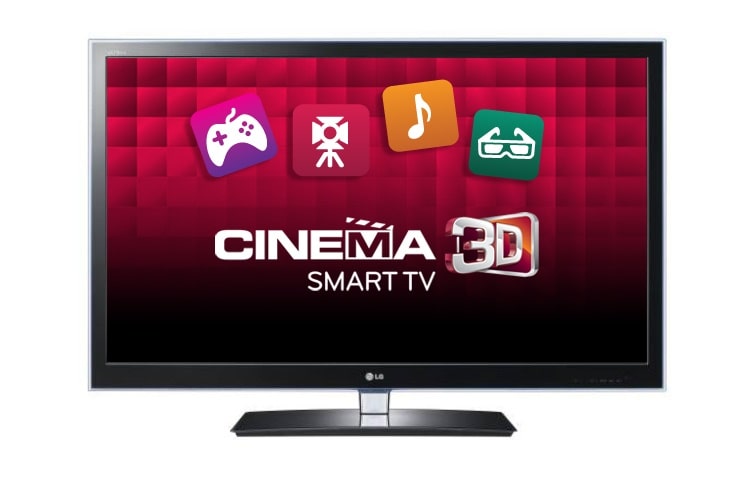 LG 42'' tv Full HD Cinema 3D LED avec Smart TV, TruMotion 200Hz, 2D à 3D convertisseur, Picture Wizard II, DLNA et Wi-Fi, 42LW650S
