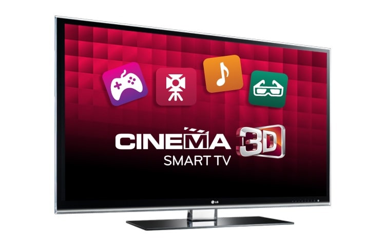 LG 47'' tv Full HD Cinema 3D LED avec Smart TV, TruMotion 100Hz, 2D à 3D convertisseur, Picture Wizard II, DLNA et Wi-Fi, 47LW980S