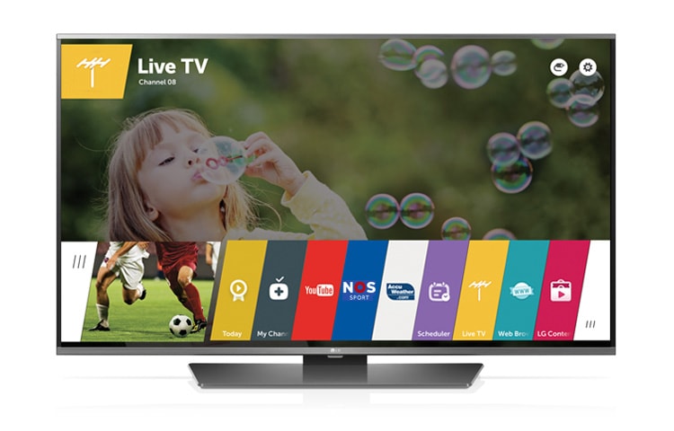 LG 49'' | LG Smart TV WebOS 2.0 associée à l'élégance du Metallic Design., 49LF630V