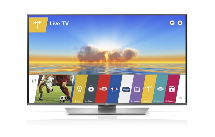 LG 49'' TV webOS 2.0 | LG Smart TV WebOS 2.0 associée à l'élégance du Metallic Design., 49LF632V