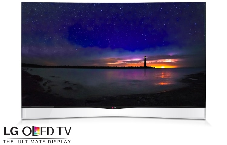 LG 55'' | OLED TV | Design Incurvé | Infinite Contrast | 4 Color Pixel | Absolute Motion Clarity | Un Angle de Vision Parfait | Flat OLED Panel | Smart TV | Clear Speakers, 55EA9709