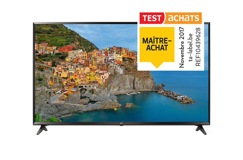 LG 55'' (139 cm) | 4K UHD TV | IPS Display | Bilion Rich Colours | Active HDR | webOS 3.5 Smart TV, 55UJ630V