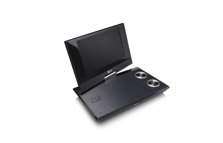 LG Lecteur Blu-ray portable avec écran LCD 9'', Autonomie de 3 heures, NetCast, Pile interne rechargeable et USB Plus., BP691B
