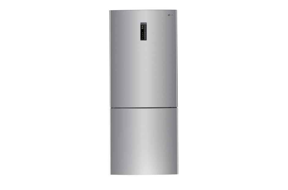 LG 70см широк хладилник с долен фризер, TOTAL NO FROST, линеен компресор с 10 години гаранция, GBB548PZCZH