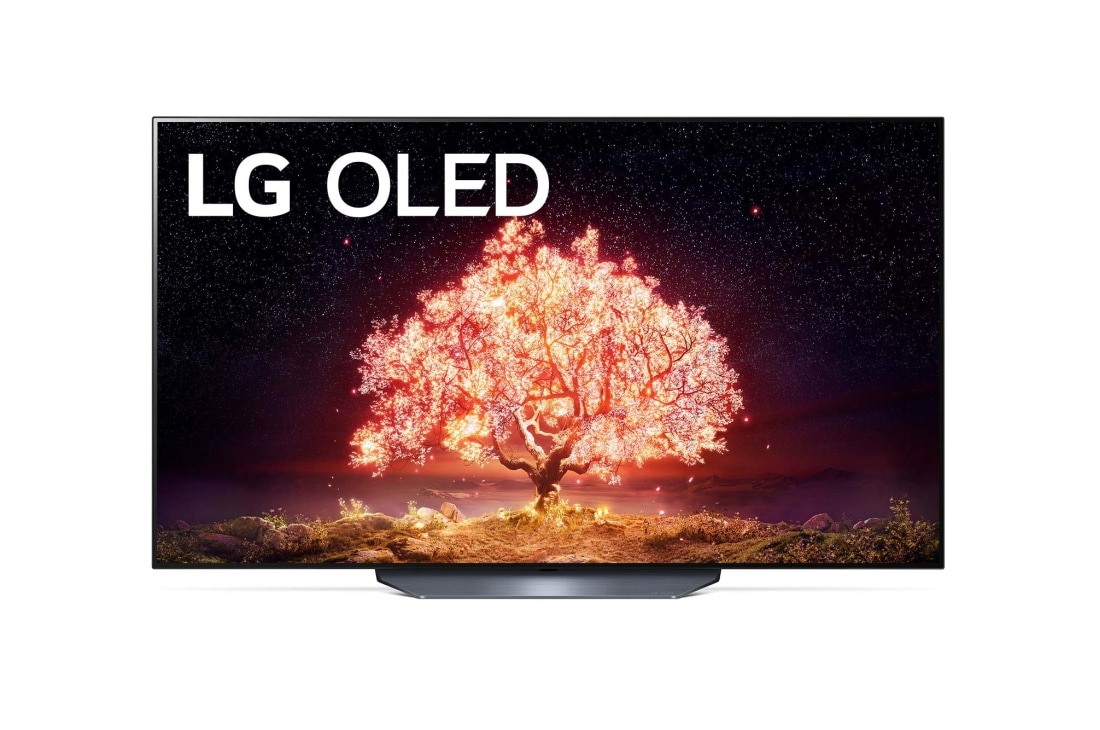 LG 77'' (196 cm) 4K HDR Smart OLED TV, Изглед отпред, OLED77B13LA