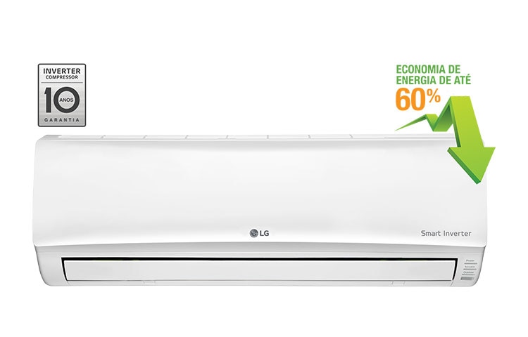 LG Ar Condicionado Split LG Smart Inverter, 22.000 Btu/h Frio, US-Q242CSG3