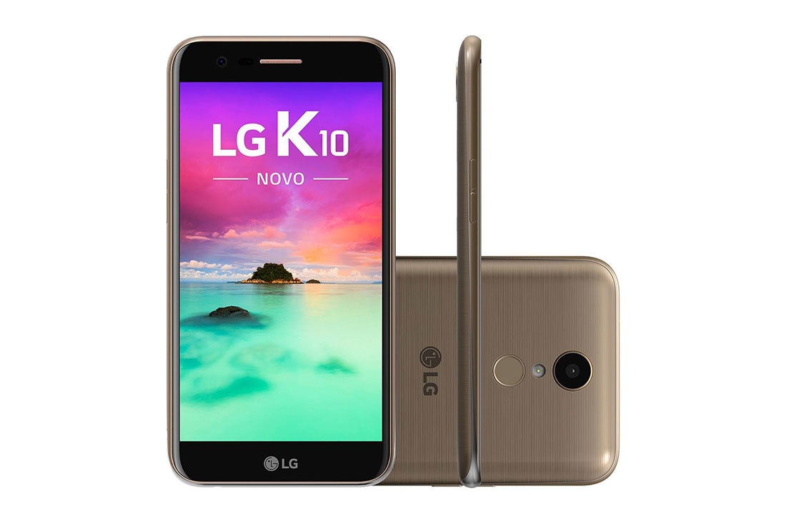 LG Smartphone LG K10 Dourado 32 GB de Memória interna e Câmera de 13MP, LGM250DS-Dourado