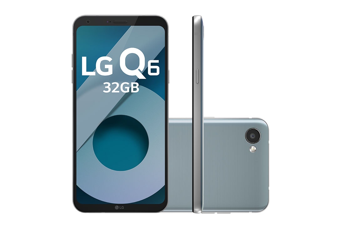 LG Smartphone LG Q6 Plus Platinum 32 GB de Memória interna e Câmera de 13MP, LGM700TV Q6 Platinum
