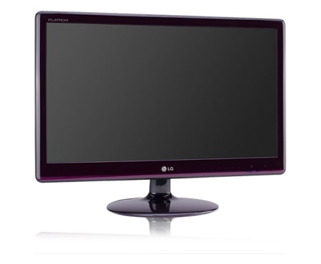 LG Monitor LED LCD com tela widescreen de 20'' e pedestal dual, E2050T