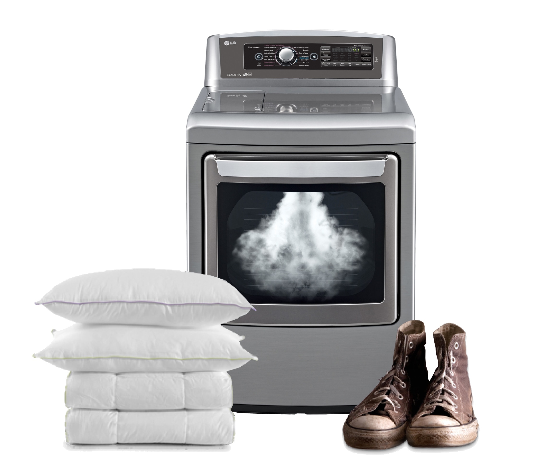 LG Electric Dryers DLEX4270V 7.4 cu.ft. Ultra Large Capacity Electric