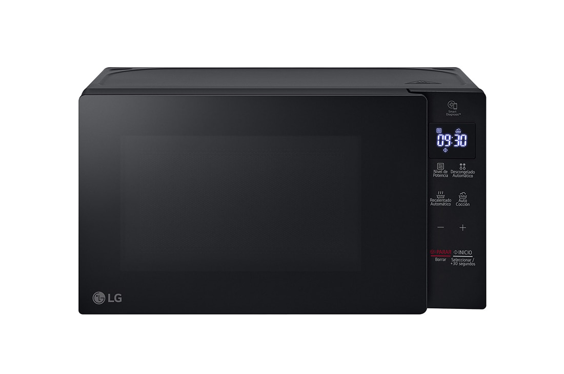 LG Microondas NeoChef™ Slim 0.7p³ LG MS2032GAS EasyClean™ 700W Negro, Front view, MS2032GAS