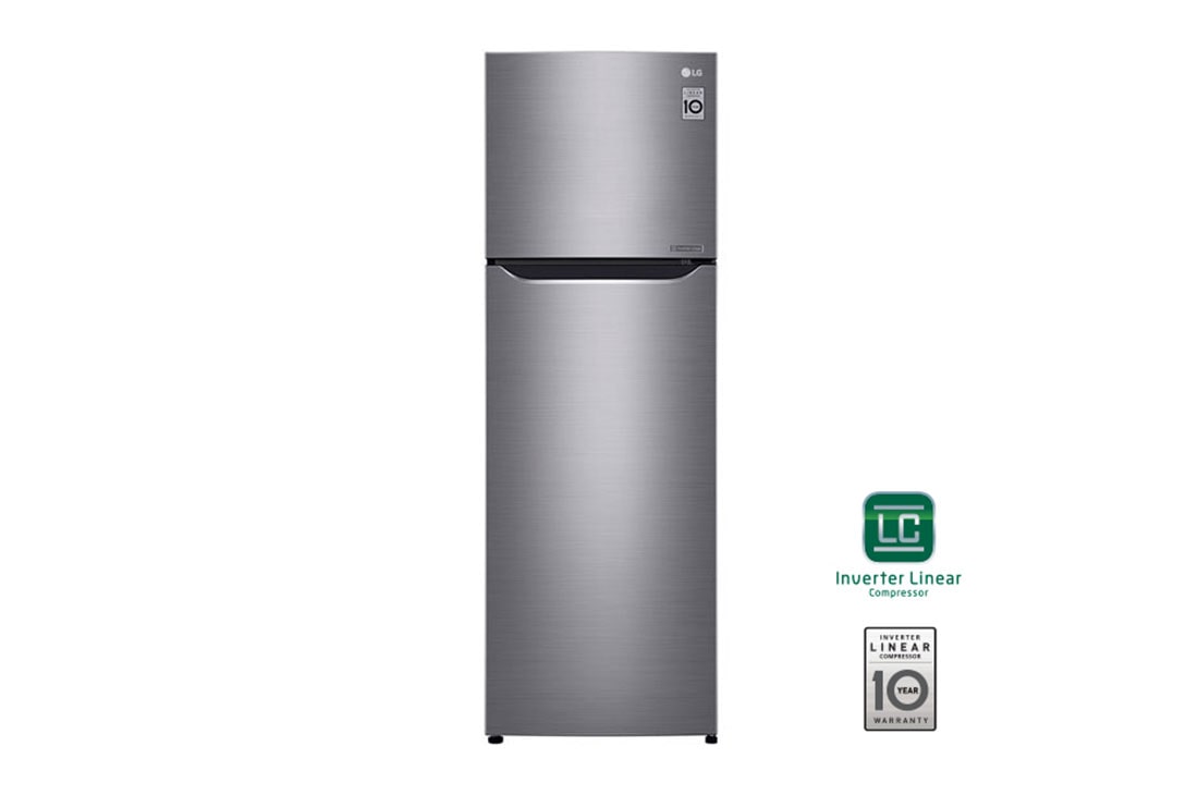 LG 15 pᶟ |Top Freezer |LINEARCooling™ |Compresor Smart Inverter|Acero Brillante |Smart Diagnosis™ (Neto: 14 pᶟ), GT39BPP, GT39BPP