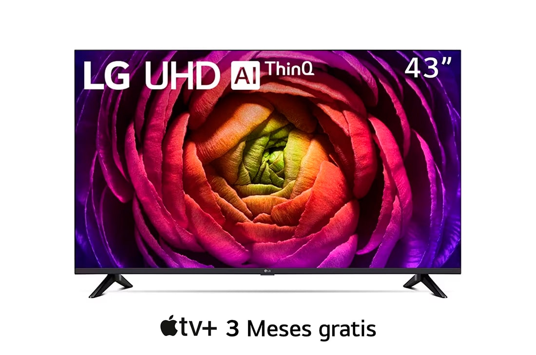 LG Pantalla LG UHD 43'' UR73 4K SMART TV con ThinQ AI , 43UR7300PSA, 43UR7300PSA
