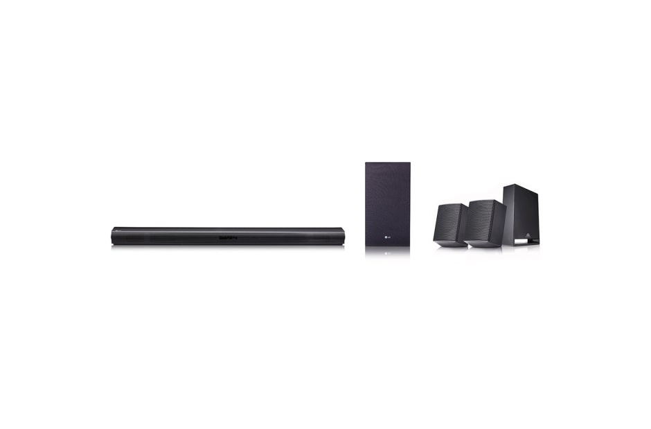 LG Soundbar mit 420 Watt und 4.1-Kanal-Tonsystem, SJ4R