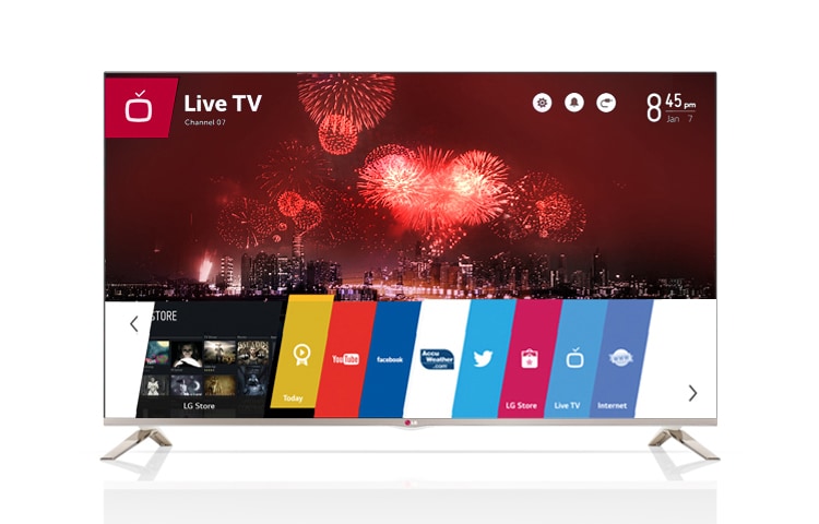 LG CINEMA 3D Smart TV mit webOS, 119 cm Bildschirmdiagonale (47 Zoll) und Multi-Tuner, 47LB679V