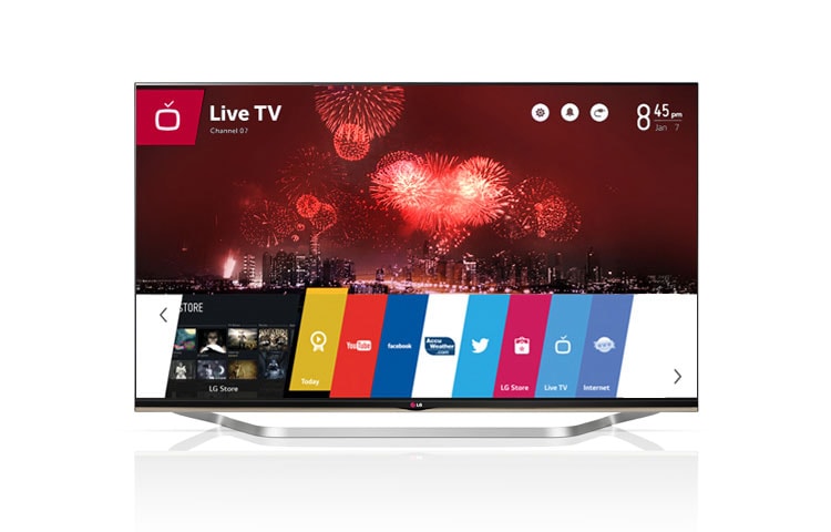 LG CINEMA 3D Smart TV mit webOS, 1119 cm Bildschirmdiagonale (47 Zoll) und Full HD Auflösung, 47LB700V