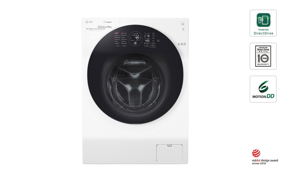LG TWINWash™: Waschmaschine 10 KG | Kompatibel mit: Mini-Waschmaschine 2KG | Dampffunktion, F14WM10GT