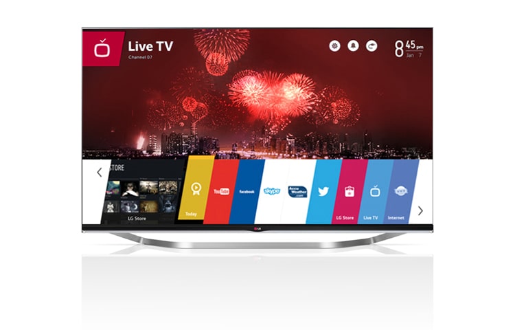 LG Smart TV CINEMA 3D avec webOS, résolution Full HD et écran de 152 cm (60 pouces), 60LB730V