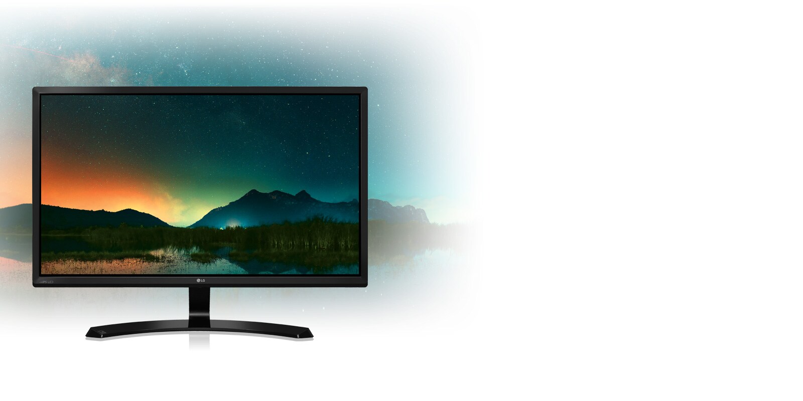 LG IPS,任何角度都是鲜艳的色彩