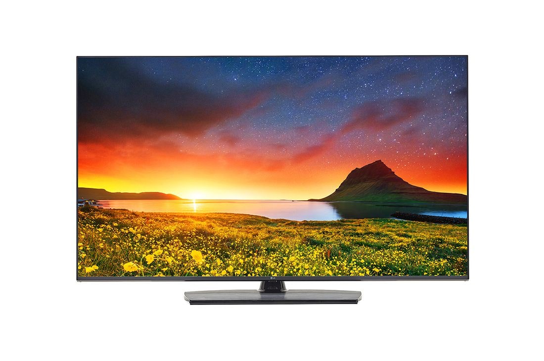LG 支持Pro:Centric Direct的4K超高清酒店电视, 带有填充图像的正视图, 50UR761H0CA