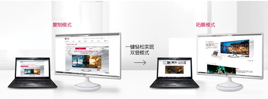 笔记本双显连接