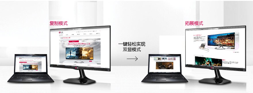 笔记本双显连接