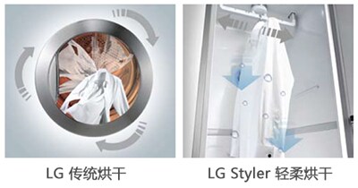 LG STYLER 如何细心烘干衣物