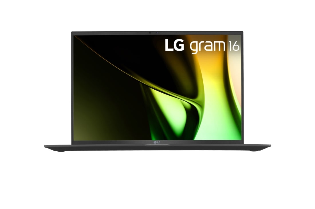 LG gram 16寸超薄笔记本/16：10防眩光IPS显示屏/Intel<sup>®</sup> Core™ Ultra 7处理器, Front view, 16Z90S-G.AL75C